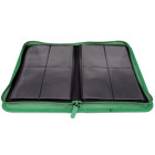Docsmagic.de Pro-Player 4-Pocket Zip-Album Dark Green - 160 Card Binder - MTG - PKM - YGO - Reissverschluss Dunkelgrün
