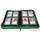 Docsmagic.de Pro-Player 4-Pocket Zip-Album Dark Green - 160 Card Binder - MTG - PKM - YGO - Reissverschluss Dunkelgrün