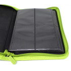 Docsmagic.de Pro-Player 4-Pocket Zip-Album Light Green - 160 Card Binder - MTG - PKM - YGO - Reissverschluss Hellgrün