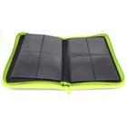 Docsmagic.de Pro-Player 4-Pocket Zip-Album Light Green - 160 Card Binder - MTG - PKM - YGO - Reissverschluss Hellgrün