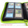Docsmagic.de Pro-Player 4-Pocket Zip-Album Light Green - 160 Card Binder - MTG - PKM - YGO - Reissverschluss Hellgrün