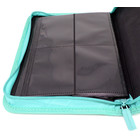 Docsmagic.de Pro-Player 4-Pocket Zip-Album Mint - 160 Card Binder - MTG - PKM - YGO - Reissverschluss Aqua