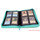 Docsmagic.de Pro-Player 4-Pocket Zip-Album Mint - 160 Card Binder - MTG - PKM - YGO - Reissverschluss Aqua