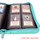 Docsmagic.de Pro-Player 4-Pocket Zip-Album Mint - 160 Card Binder - MTG - PKM - YGO - Reissverschluss Aqua