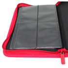 Docsmagic.de Pro-Player 4-Pocket Zip-Album Red - 160 Card Binder - MTG - PKM - YGO - Reissverschluss Rot