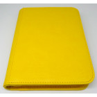 Docsmagic.de Pro-Player 4-Pocket Zip-Album Yellow - 160 Card Binder - MTG - PKM - YGO - Reissverschluss Gelb