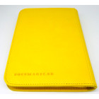 Docsmagic.de Pro-Player 4-Pocket Zip-Album Yellow - 160 Card Binder - MTG - PKM - YGO - Reissverschluss Gelb