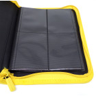 Docsmagic.de Pro-Player 4-Pocket Zip-Album Yellow - 160 Card Binder - MTG - PKM - YGO - Reissverschluss Gelb