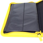 Docsmagic.de Pro-Player 4-Pocket Zip-Album Yellow - 160 Card Binder - MTG - PKM - YGO - Reissverschluss Gelb