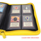 Docsmagic.de Pro-Player 4-Pocket Zip-Album Yellow - 160 Card Binder - MTG - PKM - YGO - Reissverschluss Gelb