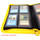 Docsmagic.de Pro-Player 4-Pocket Zip-Album Yellow - 160 Card Binder - MTG - PKM - YGO - Reissverschluss Gelb