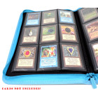 Docsmagic.de Pro-Player 9-Pocket Zip-Album Light Blue - 360 Card Binder - MTG - PKM - YGO - Reissverschluss Hellblau