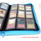 Docsmagic.de Pro-Player 9-Pocket Zip-Album Light Blue - 360 Card Binder - MTG - PKM - YGO - Reissverschluss Hellblau