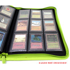 Docsmagic.de Pro-Player 9-Pocket Zip-Album Light Green - 360 Card Binder - MTG - PKM - YGO - Reissverschluss Hellgrün