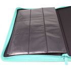 Docsmagic.de Pro-Player 9-Pocket Zip-Album Mint - 360 Card Binder - MTG - PKM - YGO - Reissverschluss Aqua