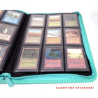 Docsmagic.de Pro-Player 9-Pocket Zip-Album Mint - 360 Card Binder - MTG - PKM - YGO - Reissverschluss Aqua