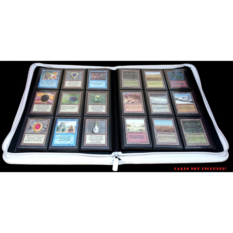 Pocket Album White 360 Card Binder-MTG Docsmagic.de Pro Player Premium 9/18 