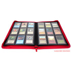 Docsmagic.de Pro-Player 9-Pocket Zip-Album Red - 360 Card...