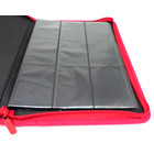 Docsmagic.de Pro-Player 9-Pocket Zip-Album Red - 360 Card Binder - MTG - PKM - YGO - Reissverschluss Rot