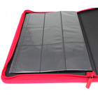 Docsmagic.de Pro-Player 9-Pocket Zip-Album Red - 360 Card Binder - MTG - PKM - YGO - Reissverschluss Rot
