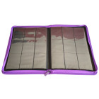 Docsmagic.de Pro-Player 9-Pocket Zip-Album Purple - 360 Card Binder - MTG - PKM - YGO - Reissverschluss Lila