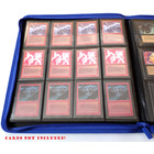 Docsmagic.de Pro-Player 12-Pocket Playset Zip-Album Dark Blue - 480 Card Binder - MTG - PKM - YGO - Reissverschluss Dunkelblau