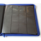 Docsmagic.de Pro-Player 12-Pocket Playset Zip-Album Dark Blue - 480 Card Binder - MTG - PKM - YGO - Reissverschluss Dunkelblau