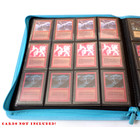 Docsmagic.de Pro-Player 12-Pocket Playset Zip-Album Light Blue - 480 Card Binder - MTG - PKM - YGO - Reissverschluss Hellblau
