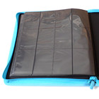 Docsmagic.de Pro-Player 12-Pocket Playset Zip-Album Light Blue - 480 Card Binder - MTG - PKM - YGO - Reissverschluss Hellblau