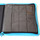 Docsmagic.de Pro-Player 12-Pocket Playset Zip-Album Light Blue - 480 Card Binder - MTG - PKM - YGO - Reissverschluss Hellblau