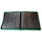 Docsmagic.de Pro-Player 12-Pocket Playset Zip-Album Dark Green - 480 Card Binder - MTG - PKM - YGO - Reissverschluss Dunkelgrün