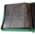 Docsmagic.de Pro-Player 12-Pocket Playset Zip-Album Dark Green - 480 Card Binder - MTG - PKM - YGO - Reissverschluss Dunkelgrün