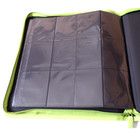 Docsmagic.de Pro-Player 12-Pocket Playset Zip-Album Light Green - 480 Card Binder - MTG - PKM - YGO - Reissverschluss Hellgrün