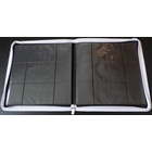 Docsmagic.de Pro-Player 12-Pocket Playset Zip-Album White - 480 Card Binder - MTG - PKM - YGO - Reissverschluss Weiss