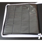 Docsmagic.de Pro-Player 12-Pocket Playset Zip-Album White - 480 Card Binder - MTG - PKM - YGO - Reissverschluss Weiss