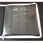 Docsmagic.de Pro-Player 12-Pocket Playset Zip-Album White - 480 Card Binder - MTG - PKM - YGO - Reissverschluss Weiss