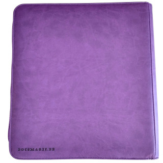 Docsmagic.de Pro-Player 12-Pocket Playset Zip-Album Purple - 480 Card Binder - MTG - PKM - YGO - Reissverschluss Lila