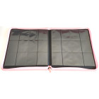 Docsmagic.de Pro-Player 12-Pocket Playset Zip-Album Pink - 480 Card Binder - MTG - PKM - YGO - Reissverschluss Rosa