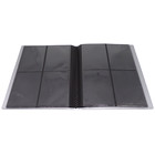 Docsmagic.de Pro-Player 4-Pocket Album Silver - 160 Card Binder - MTG - PKM - YGO - Sammelalbum Silber
