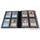 Docsmagic.de Pro-Player 4-Pocket Album Silver - 160 Card Binder - MTG - PKM - YGO - Sammelalbum Silber