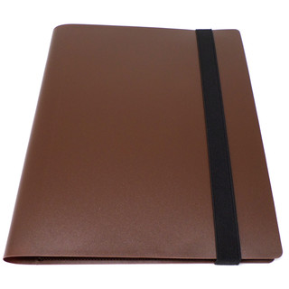 Docsmagic.de Pro-Player 4-Pocket Album Brown - 160 Card Binder - MTG - PKM - YGO - Sammelalbum Braun