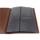 Docsmagic.de Pro-Player 4-Pocket Album Brown - 160 Card Binder - MTG - PKM - YGO - Sammelalbum Braun