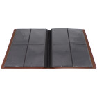 Docsmagic.de Pro-Player 4-Pocket Album Brown - 160 Card Binder - MTG - PKM - YGO - Sammelalbum Braun