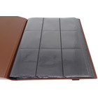 Docsmagic.de Pro-Player 9-Pocket Album Brown - 360 Card Binder - MTG - PKM - YGO - Sammelalbum Braun