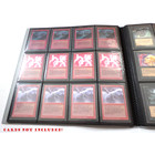 Docsmagic.de Pro-Player 12-Pocket Playset Album Silver - 480 Card Binder - MTG - PKM - YGO - Sammelalbum Silber