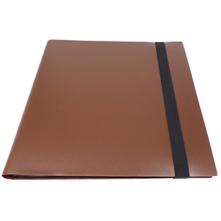 Docsmagic.de Pro-Player 12-Pocket Playset Album Brown - 480 Card Binder - MTG - PKM - YGO - Sammelalbum Braun