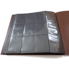 Docsmagic.de Pro-Player 12-Pocket Playset Album Brown - 480 Card Binder - MTG - PKM - YGO - Sammelalbum Braun