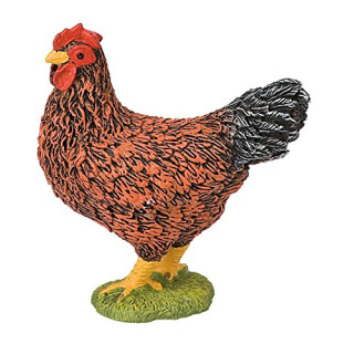 Bullyland 62316 - Spielfigur, Huhn braun, ca. 5 cm
