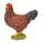 Bullyland 62316 - Spielfigur, Huhn braun, ca. 5 cm