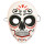 FIG 3741 Halloween bunt-Los Muertos Maske, Uni